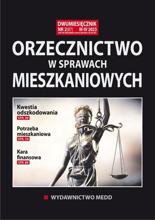 Orzecznictwo w sprawach mieszkaniowych 2/2023