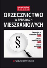 Orzecznictwo w sprawach mieszkaniowych 4/2023