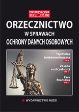 Orzecznictwo w sprawach ochrony danych osobowych 3/2023
