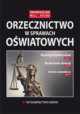 Orzecznictwo w sprawach oświatowych 2/2023