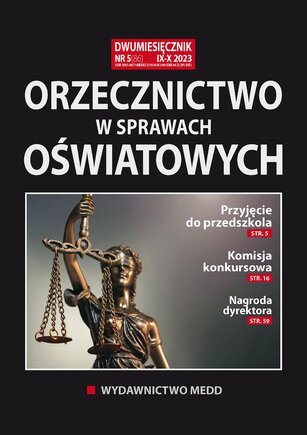 Orzecznictwo w sprawach oświatowych 5/2023