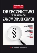 Orzecznictwo w sprawach zamówień publicznych 3/2023