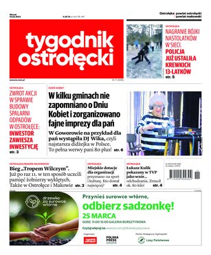 Tygodnik Ostrołęcki Ostrołęka 11/2023