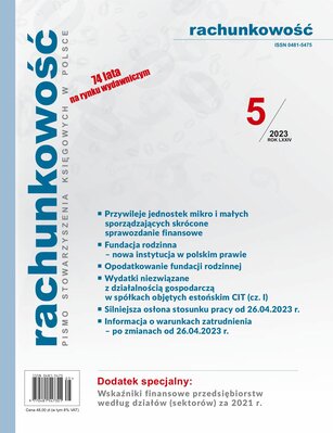 Rachunkowość 5/2023