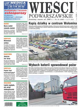 Wieści Podwarszawskie 15/2023