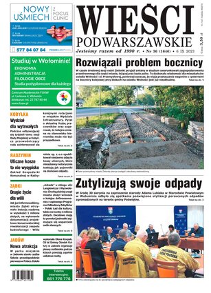 Wieści Podwarszawskie 36/2023