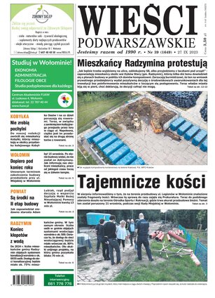Wieści Podwarszawskie 39/2023