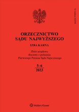 Orzecznictwo Sądu Najwyższego - Izba Karna 5-6/2023