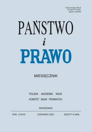 Państwo i Prawo 6/2023