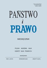 Państwo i Prawo 9/2023