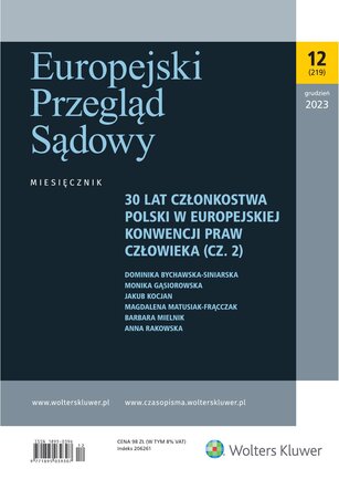 Europejski Przegląd Sądowy 12/2023