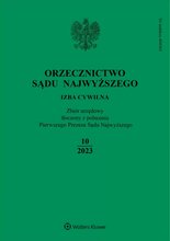 Orzecznictwo Sądu Najwyższego. Izba Cywilna 10/2023