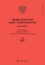 Orzecznictwo Sądu Najwyższego - Izba Karna 10/2023