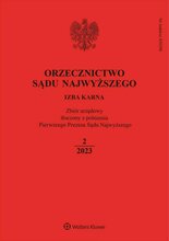Orzecznictwo Sądu Najwyższego - Izba Karna 2/2023