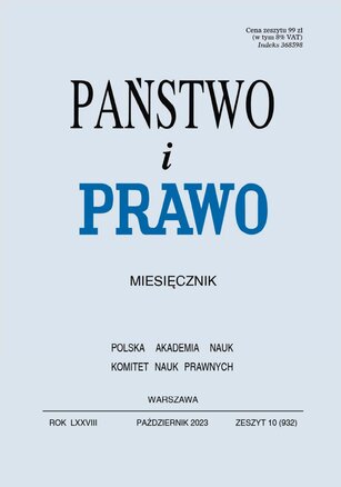 Państwo i Prawo 10/2023