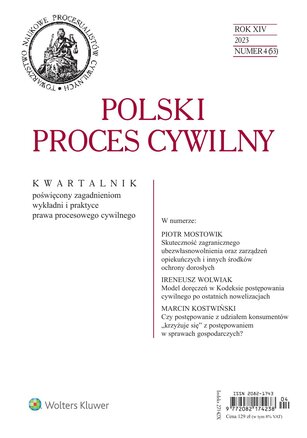 Polski Proces Cywilny 4/2023