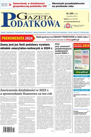 Gazeta Podatkowa 100/2023