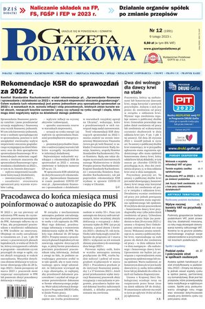 Gazeta Podatkowa 12/2023