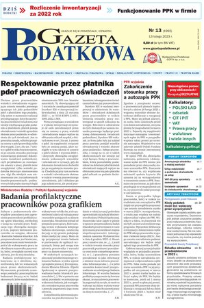Gazeta Podatkowa 13/2023