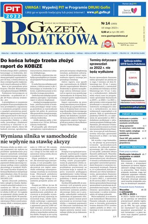 Gazeta Podatkowa 14/2023