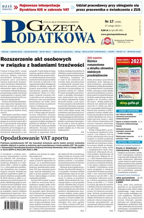 Gazeta Podatkowa 17/2023