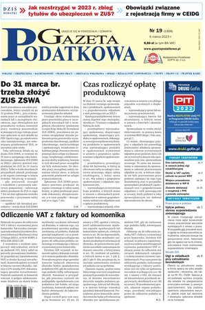 Gazeta Podatkowa 19/2023