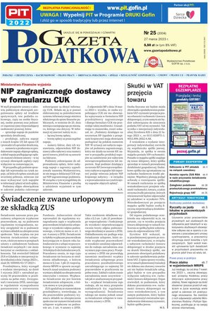 Gazeta Podatkowa 25/2023
