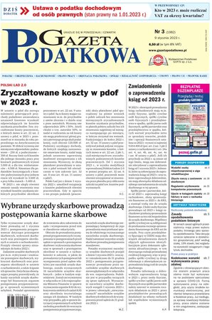 Gazeta Podatkowa 3/2023