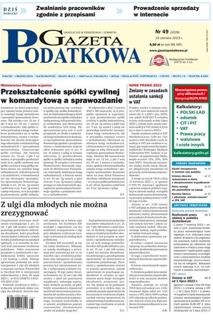 Gazeta Podatkowa 49/2023