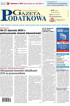 Gazeta Podatkowa 5/2023