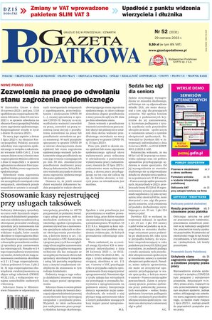 Gazeta Podatkowa 52/2023