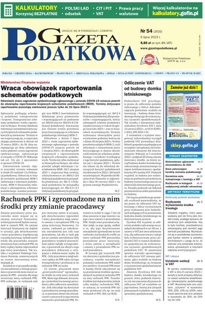 Gazeta Podatkowa 54/2023