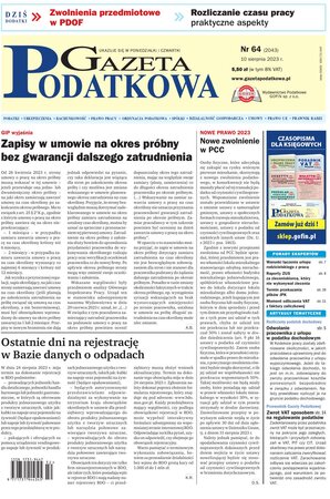 Gazeta Podatkowa 64/2023