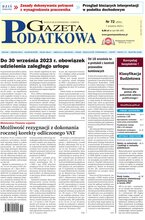 Gazeta Podatkowa 72/2023