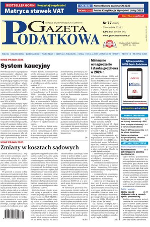 Gazeta Podatkowa 77/2023