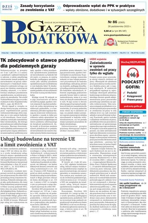 Gazeta Podatkowa 86/2023