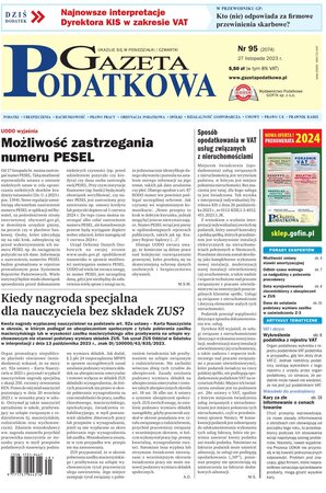 Gazeta Podatkowa 95/2023