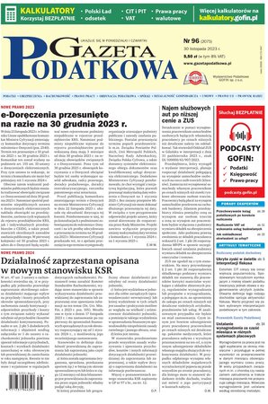 Gazeta Podatkowa 96/2023