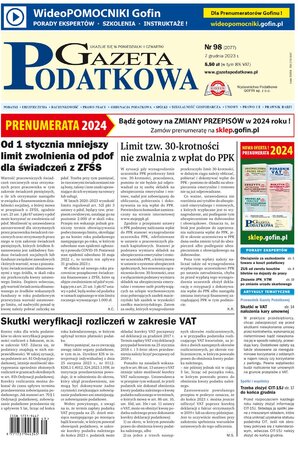 Gazeta Podatkowa 98/2023