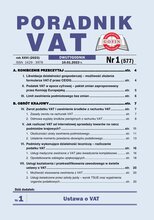 Poradnik VAT 1/2023