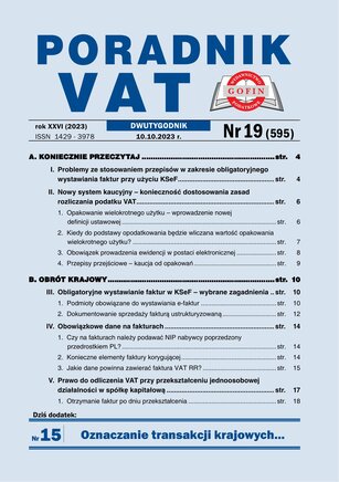Poradnik VAT 19/2023