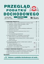 Przegląd Podatku Dochodowego 1/2023