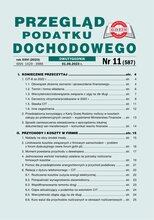 Przegląd Podatku Dochodowego 11/2023