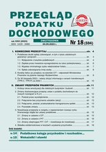 Przegląd Podatku Dochodowego 18/2023