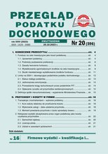 Przegląd Podatku Dochodowego 20/2023