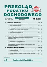 Przegląd Podatku Dochodowego 4/2023