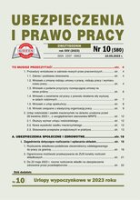 Ubezpieczenia i Prawo Pracy 10/2023