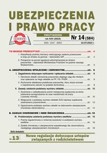 Ubezpieczenia i Prawo Pracy 14/2023