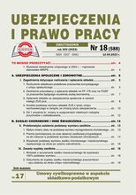 Ubezpieczenia i Prawo Pracy 18/2023