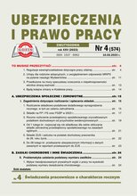 Ubezpieczenia i Prawo Pracy 4/2023